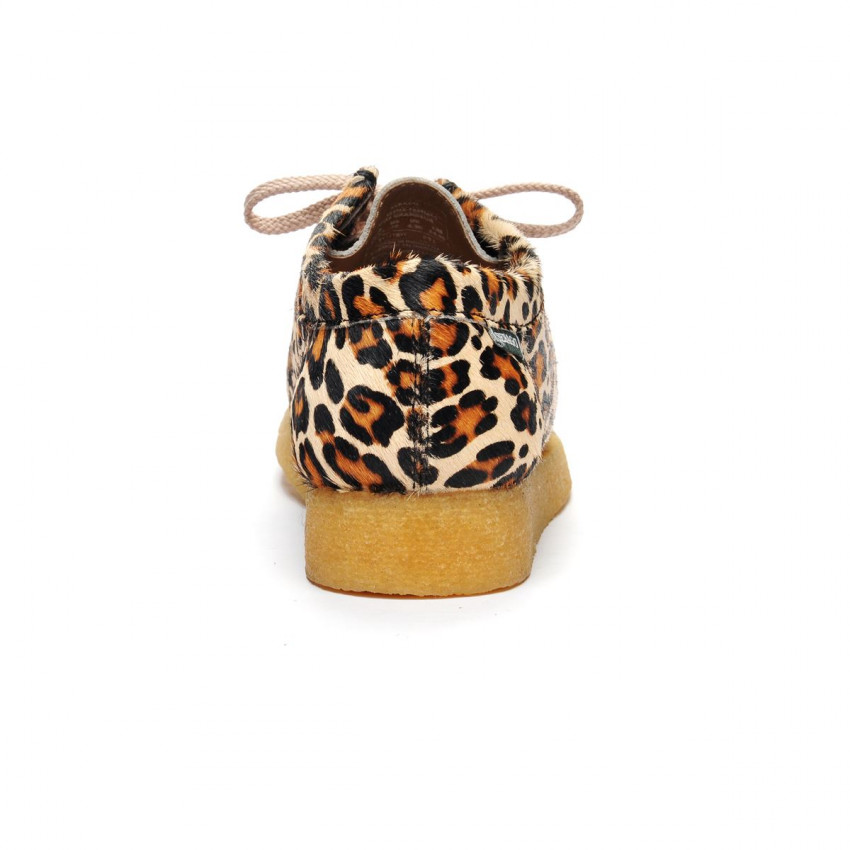 KOALA WILD LEOPARD-Mocassin en cuir pour femme