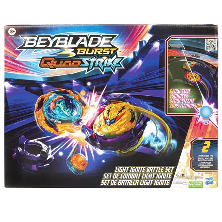 Hasbro Beyblade Burst QuadStrike Light Ignite Battle Set