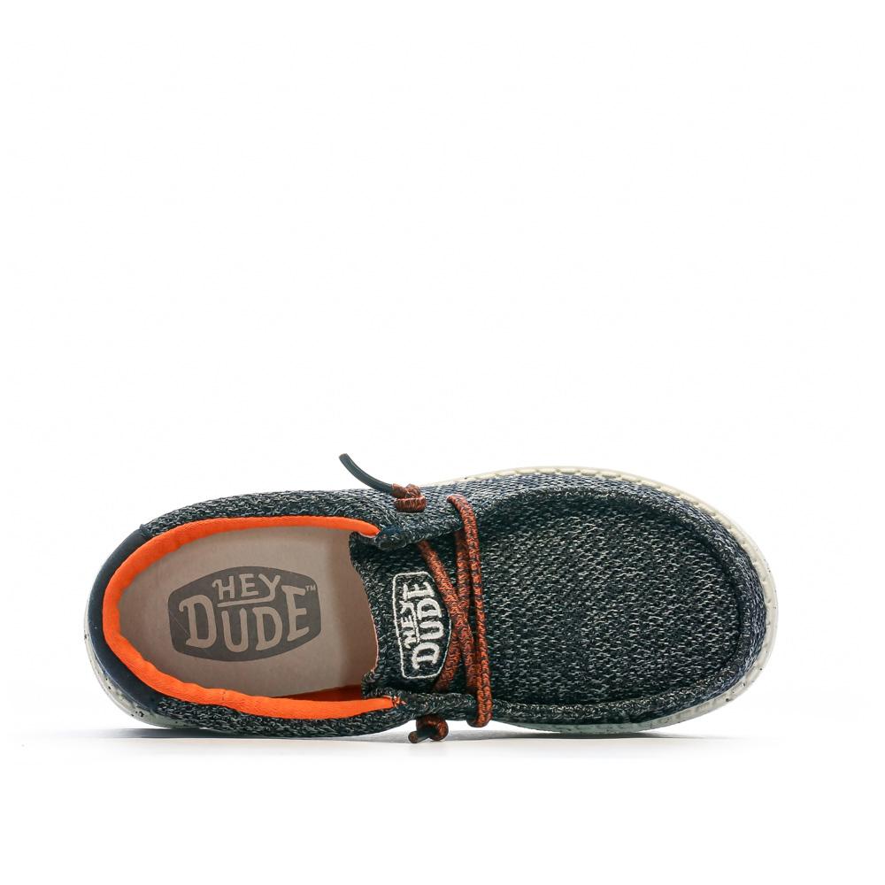 Hey Dude Chaussures Bleu Garçon Hey Dude Wally Youth Sox