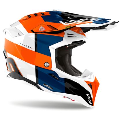 Casque cross Airoh AVIATOR 3 - MONARCH 2025 - Orange