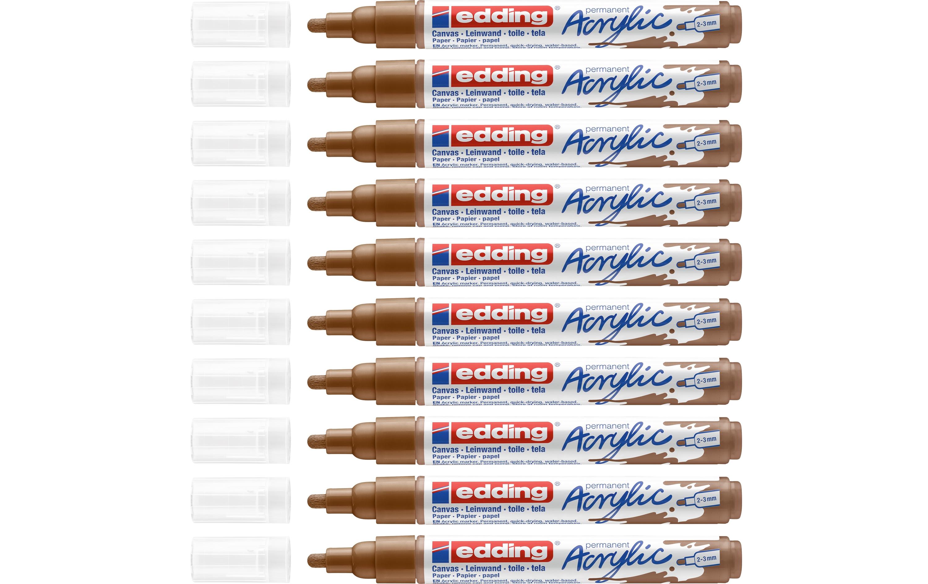 Acrylmarker 5100 Medium, BraunSchnelltrocknende Acrylstifte