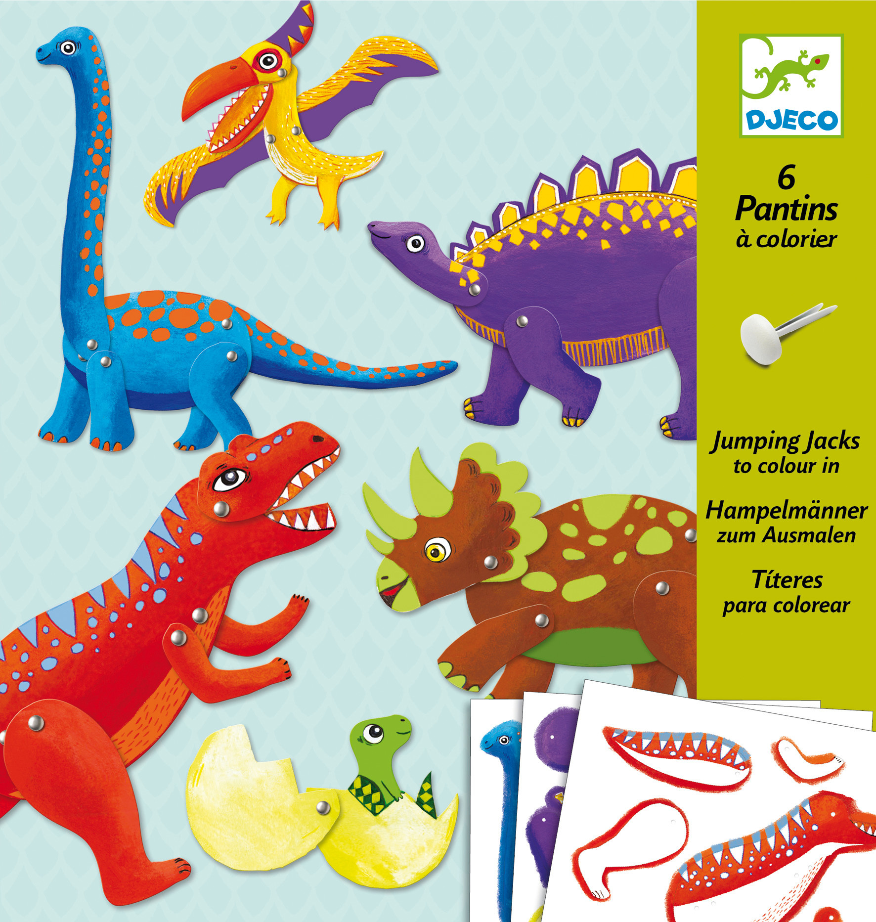 Djeco Djeco knutselset Dino's dj09680