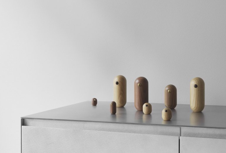 Normann Copenhagen Little Bird decoratie 10cm geel