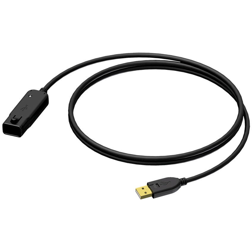 Procab BXD602/12 actieve USB-extender kabel 12 meter