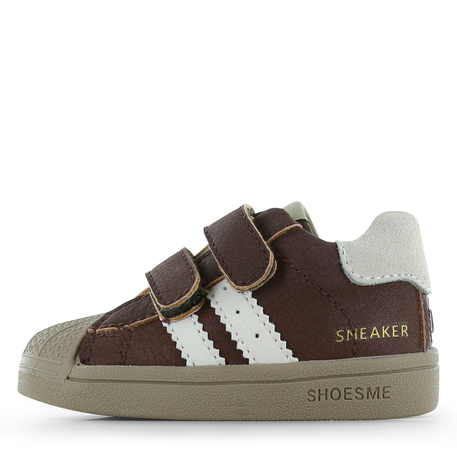 Shoesme donkerbruin sneakertje met stootneus Microfiber nubuck, Suède | Jon