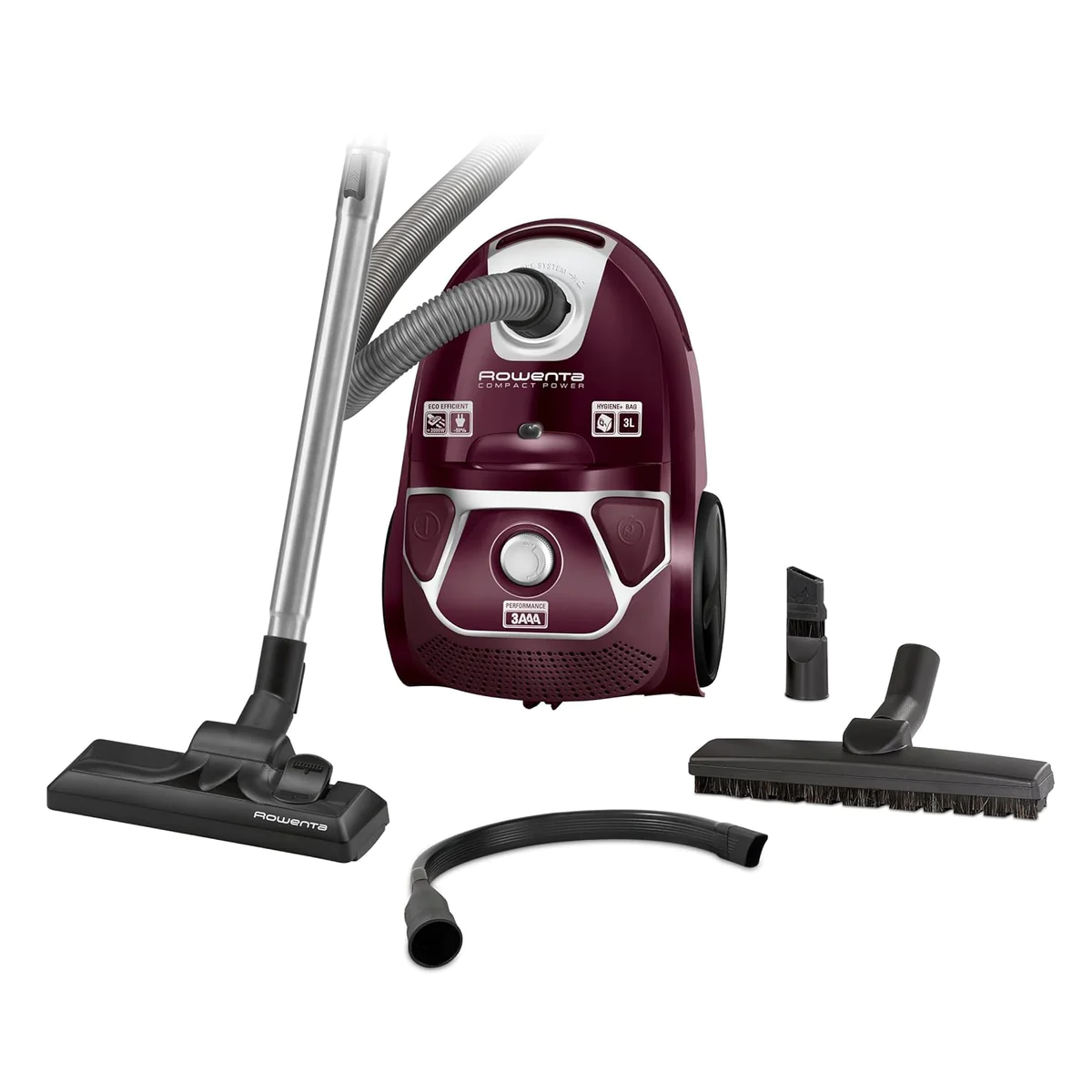 Aspirateur avec sac de 3L 750W aubergine Rowenta