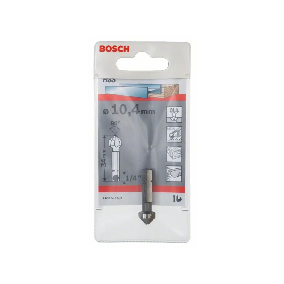 Bosch Fraise conique Ø10,4 mm