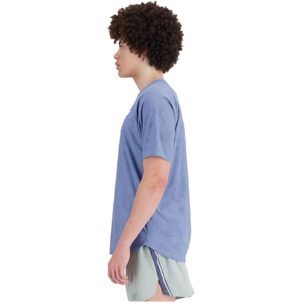 T-shirt trail NEW BALANCE Q SPEED JACQUARD SHORT SLEEVE MERCURY BLUE