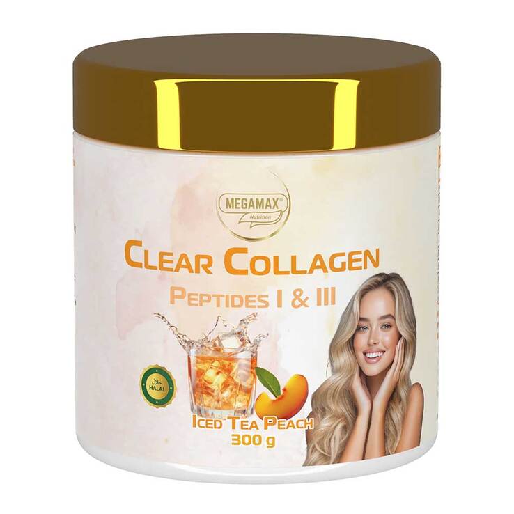 Collagen Clear Kollagen Peptide Pfirsich Pulver, 300 g