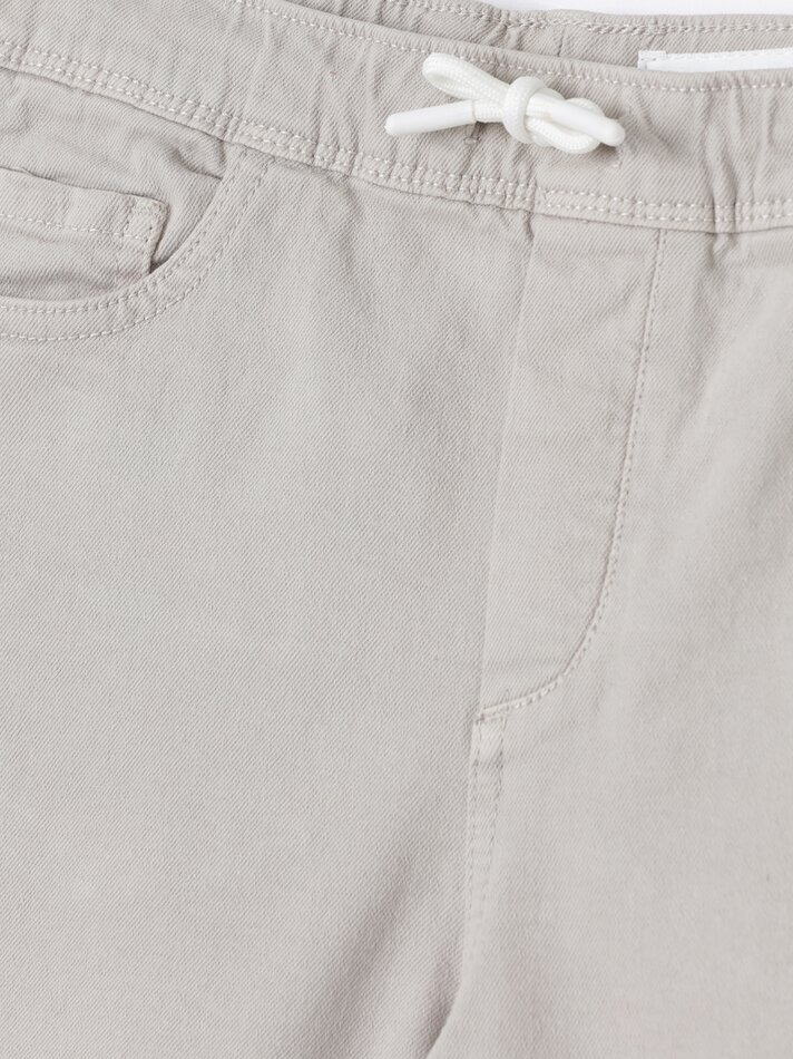 Calça jeans jogger confortável - Cinza