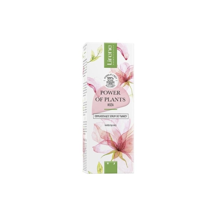 Lirene Power of Plants verjüngendes Gesichtsserum Rose 30 ml