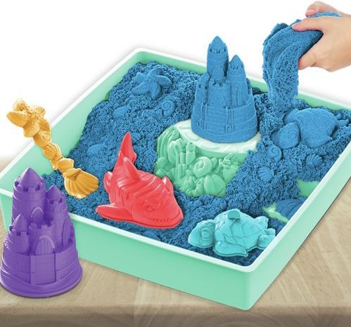 Kinetic Sand KNS ACK Sandbox Set V2 Blue FR GML