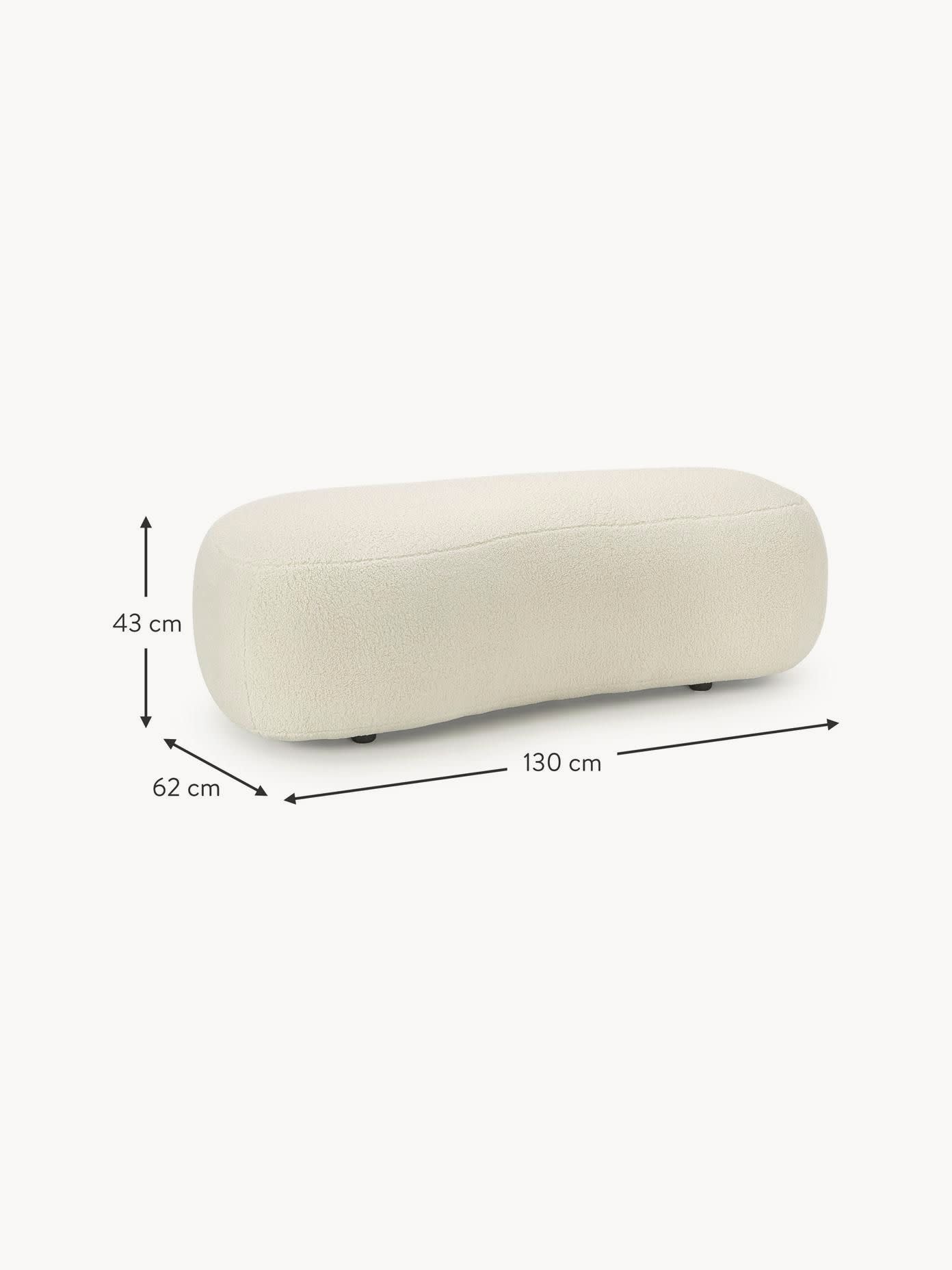 XL teddy poef Alba