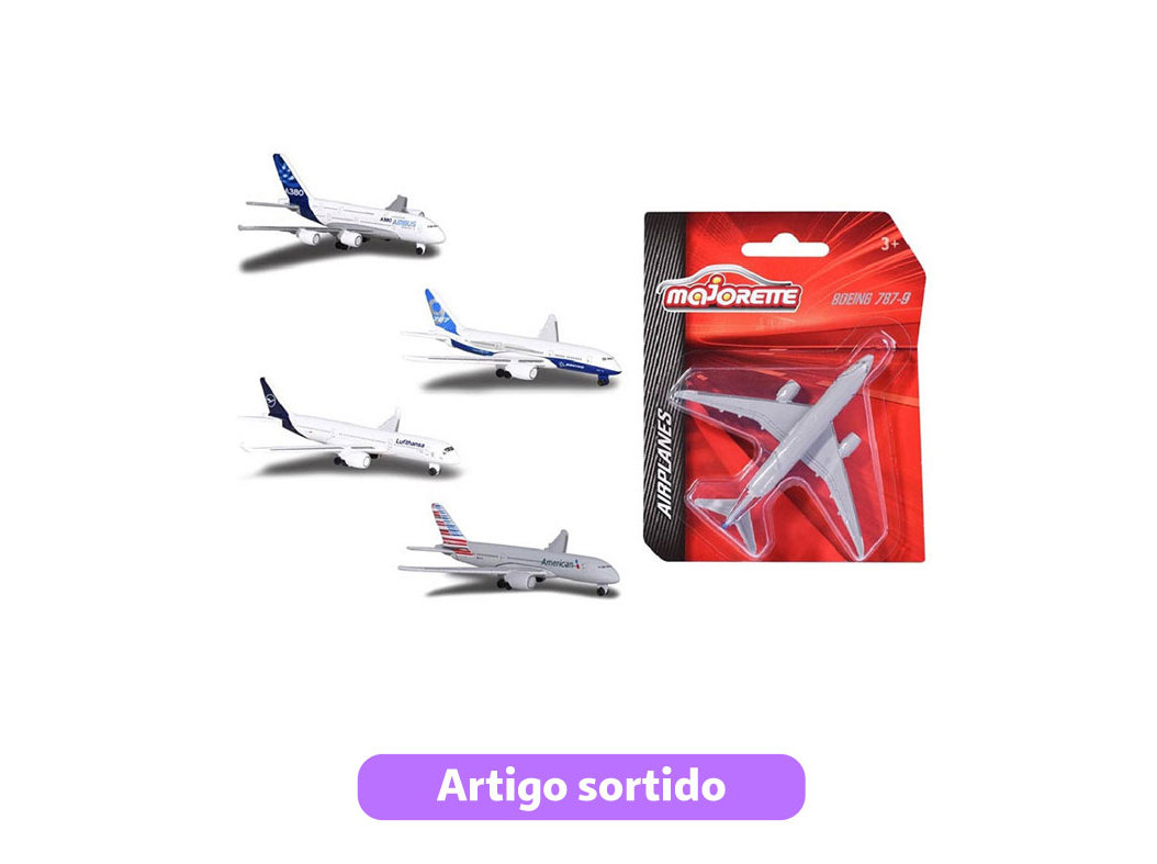 AVIÕES DE PASSAGEIRO MAJORETTE MODELOS SORTIDOS