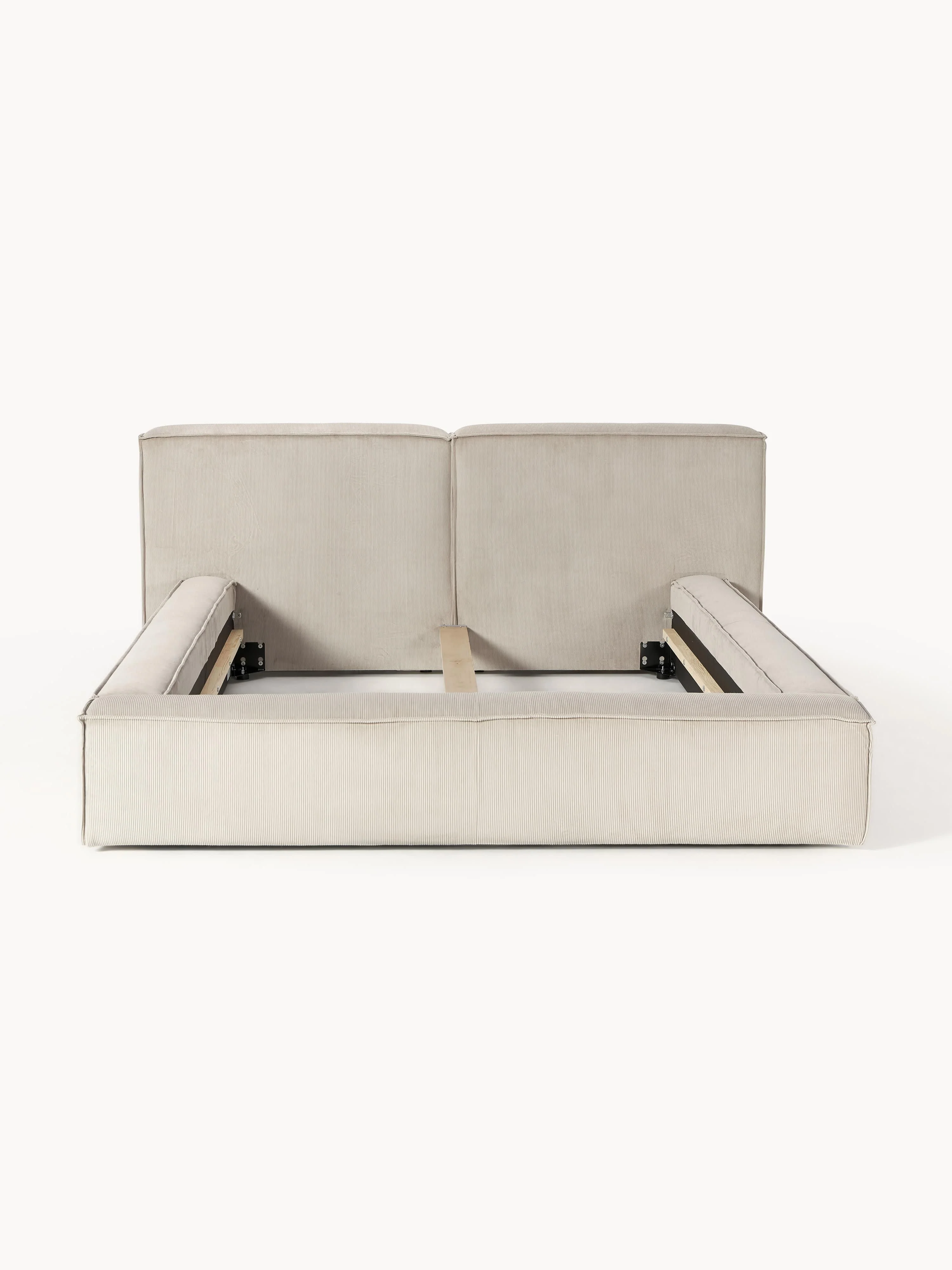 Gestoffeerd bed Lennon van corduroy
