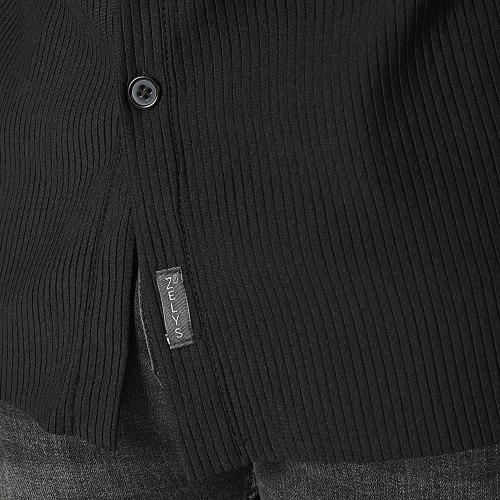 Chemise Manches Courtes Noir