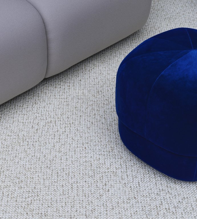 Normann Copenhagen Circus Velour poef large grijs