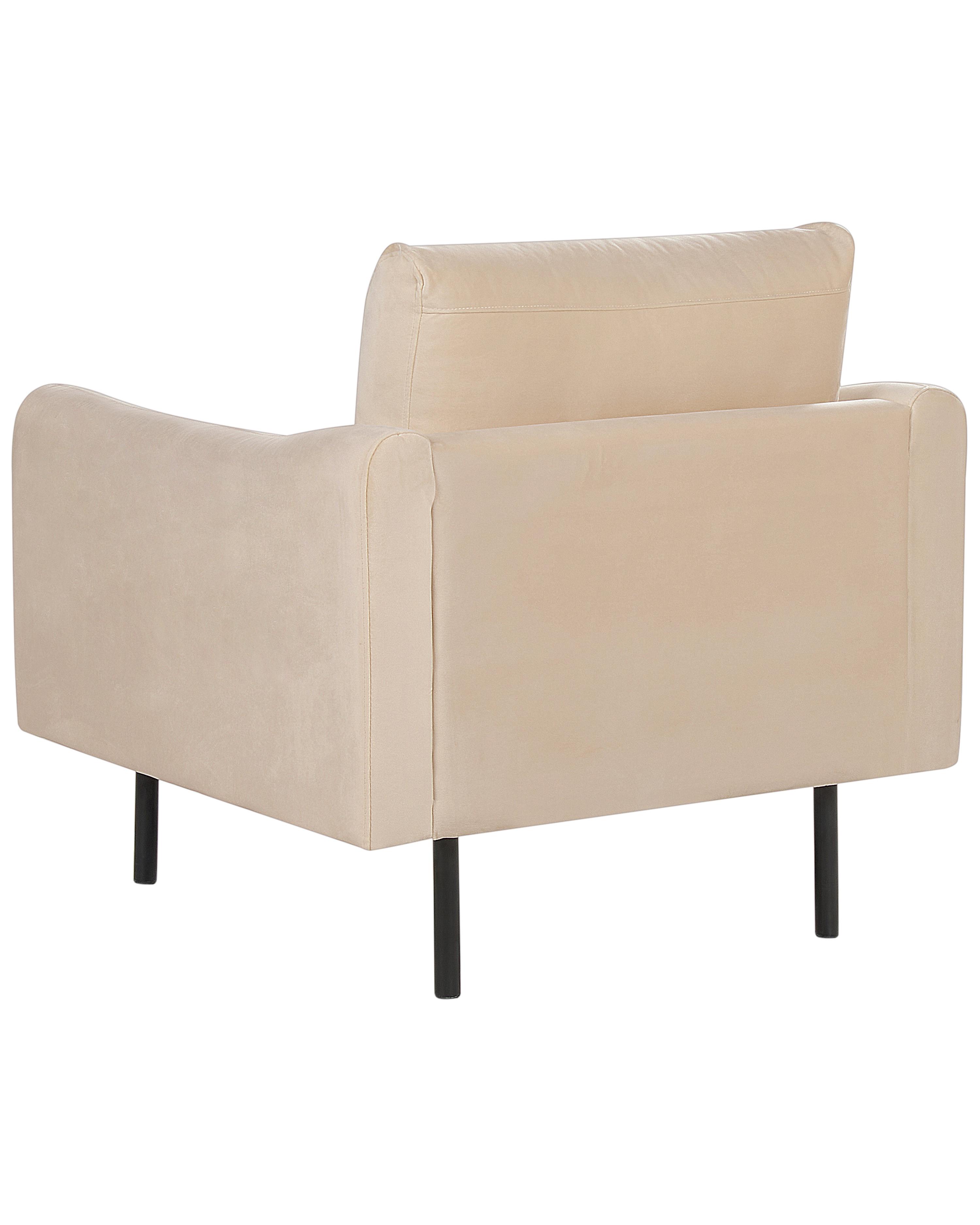 Fauteuil VINTERBRO Fluweel Beige