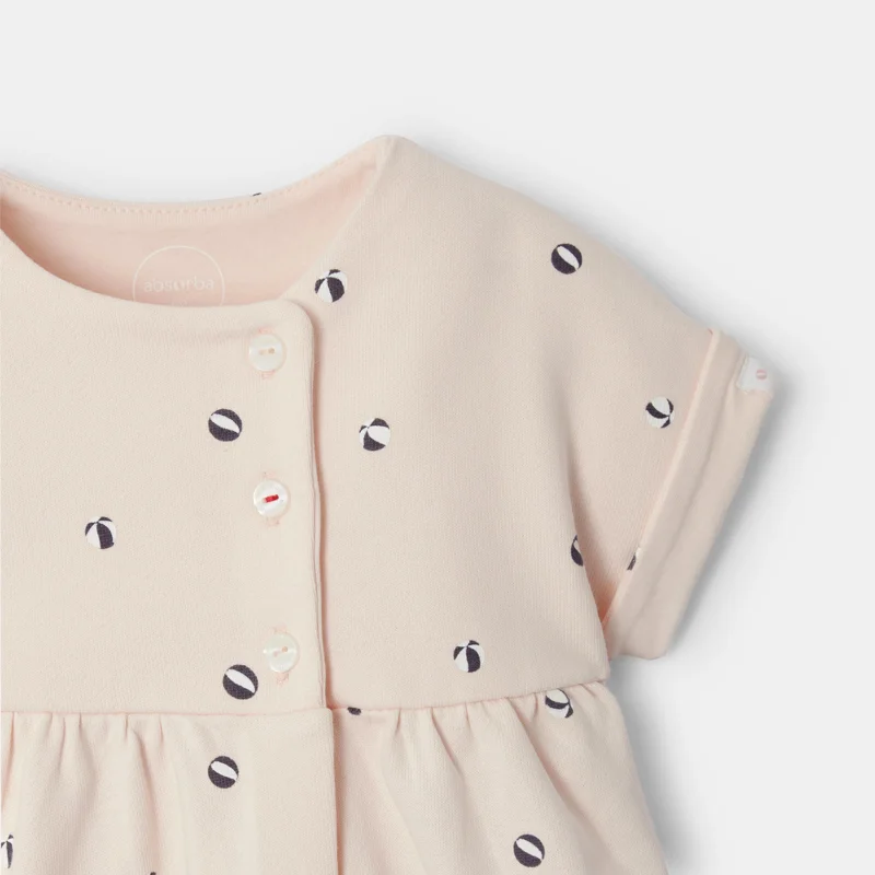 Robe molleton rose bébé fille Rose
