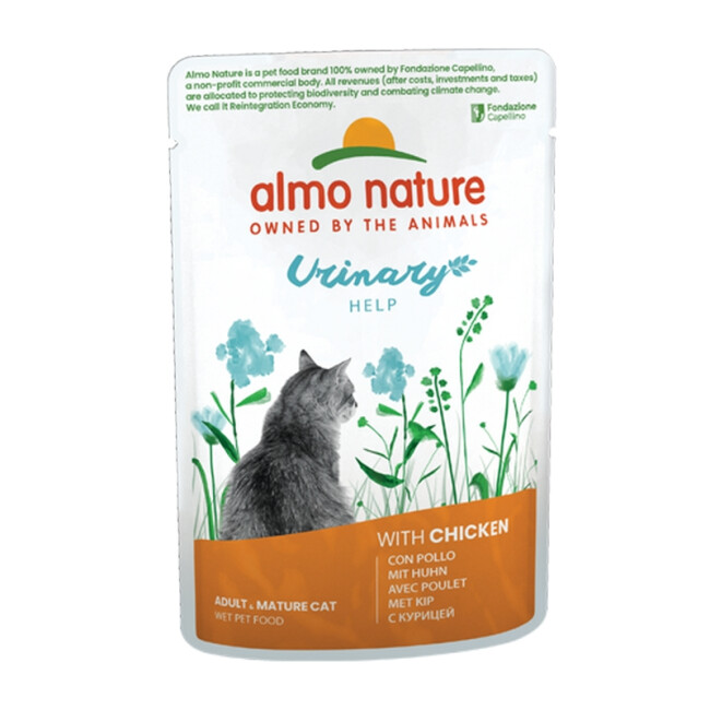 Pâtée Almo Nature Holistic Urinary Help - Lot de 5 Pochons 70 g