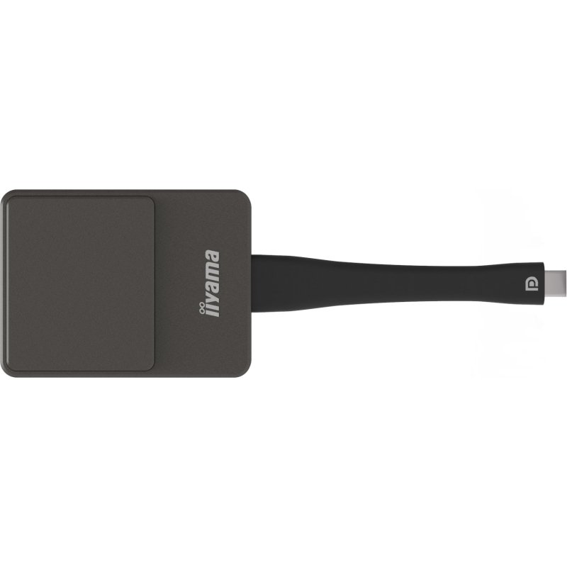 iiyama WP D002C connecteur de télévision intelligent USB 4K Ultra HD Noir, Argent