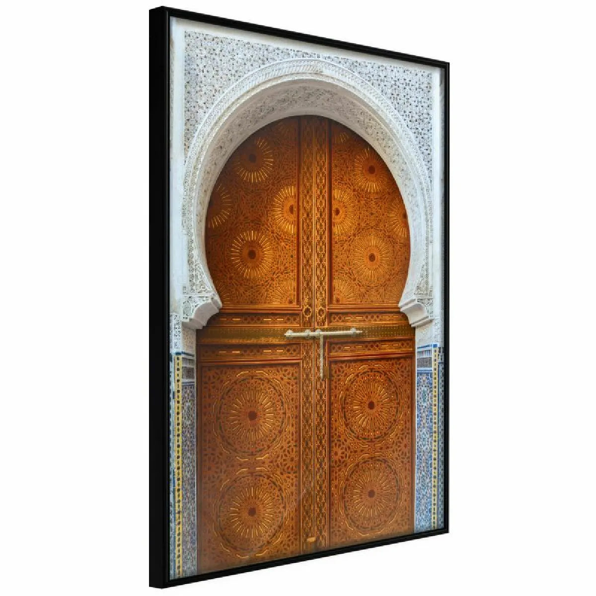Paris Prix Affiche Closed Passage - 40 x 60 cm Noir