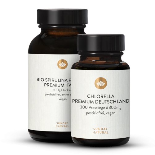 Sunday Natural Products  Chlorella + SpirulinaGourmet Set