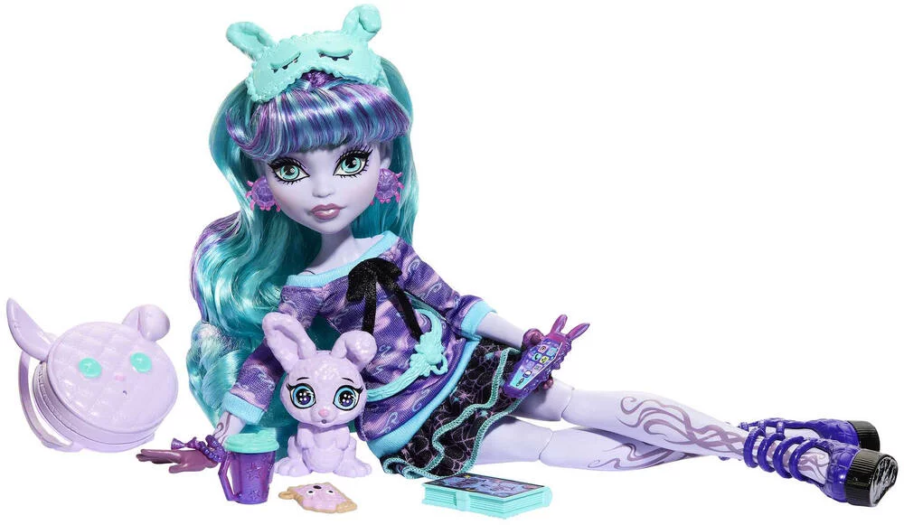 MONSTER HIGH - POUPEE TWYLA SOIREE PYJAMA
