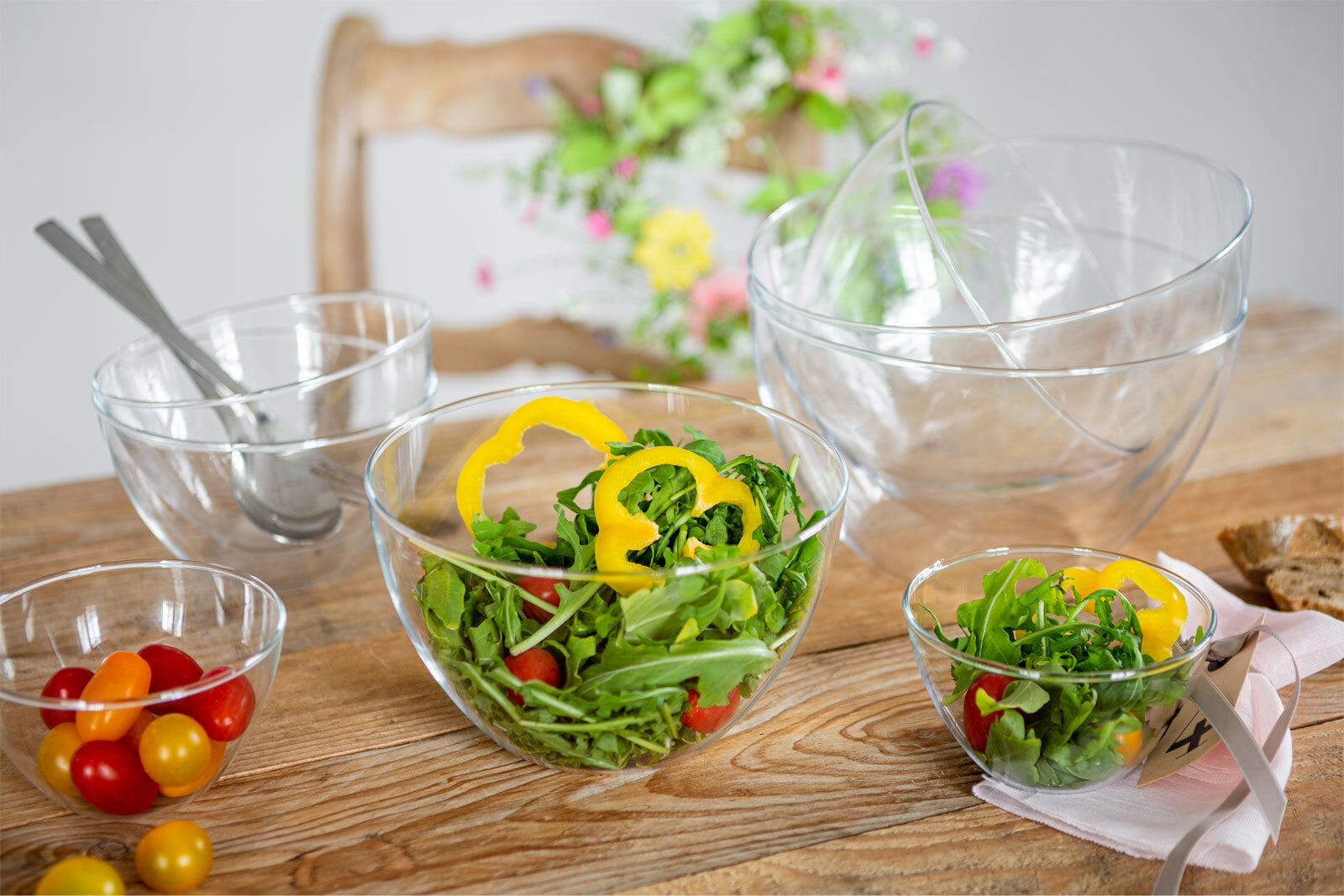 Schale Simax 3 Liter Borosilikatglas 22 cm