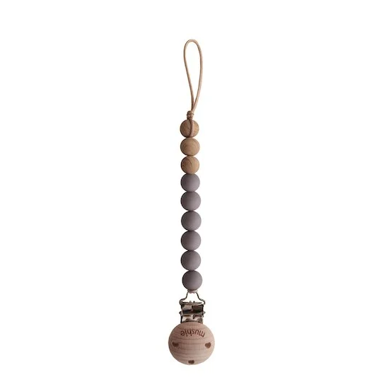 Attache tétine Eva   Taupe        de               mushie