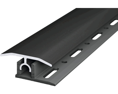 SKANDOR overgangsprofiel, aluminium, zwart geanodiseerd, 10x34x1000 mm