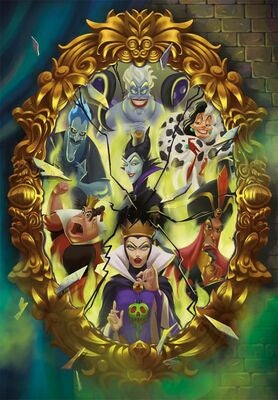 Clementoni Disney 100 Villains Puslespill 1000 Brikker
