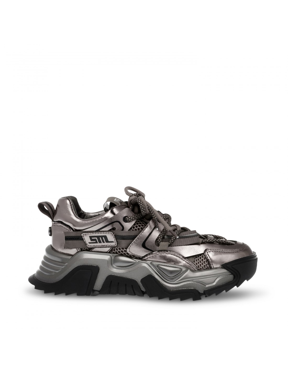 steve madden Sneakers femme kingdom sneaker metal grey