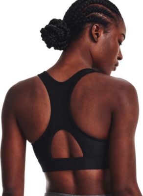 Under ArmourHeatGear Armour Mid Padless Sports Bra - schwarz