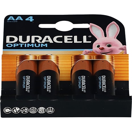 Duracell Optimum AA batterier 4-pak