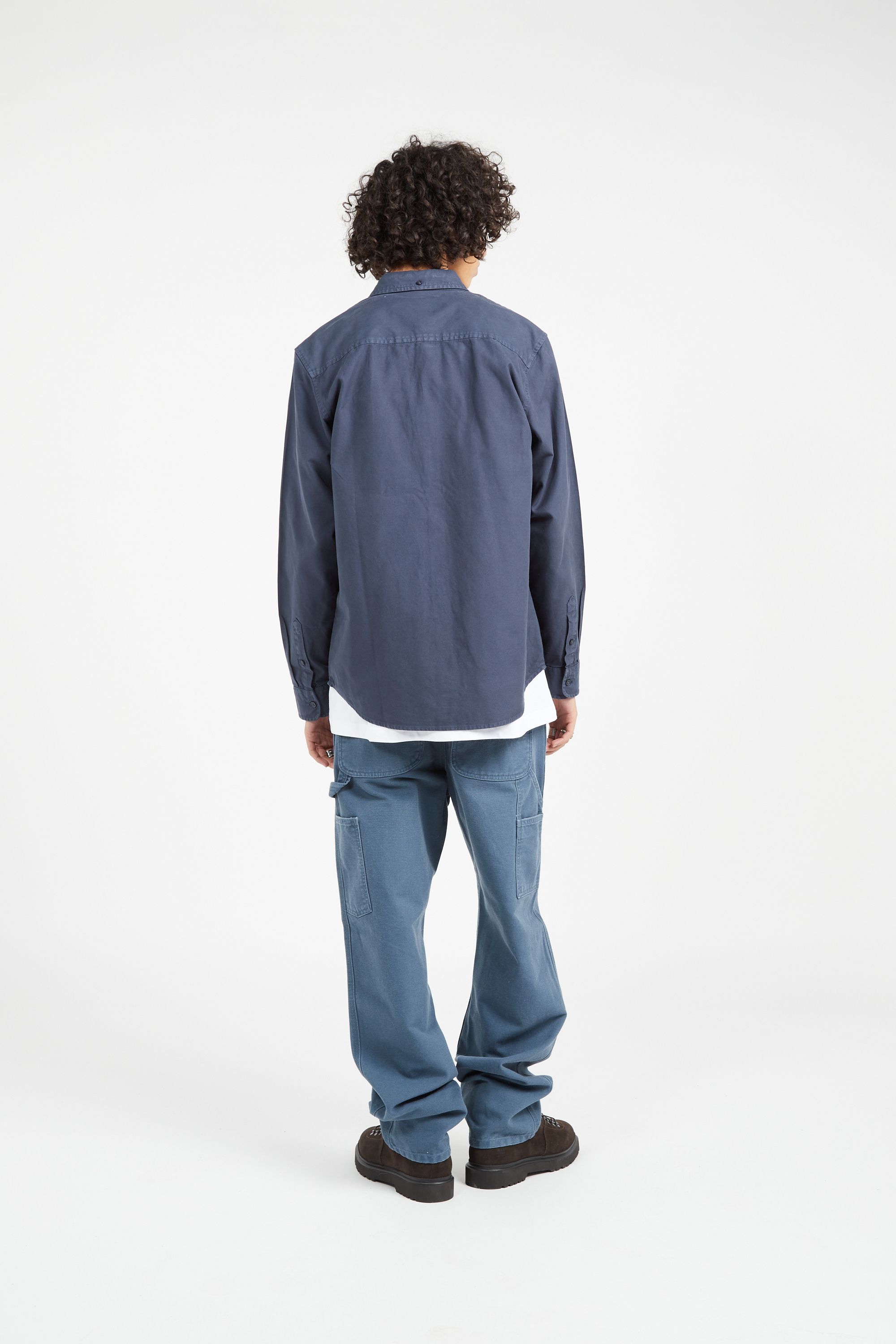 CARHARTT WIP Pantalon Single Knee Bleu