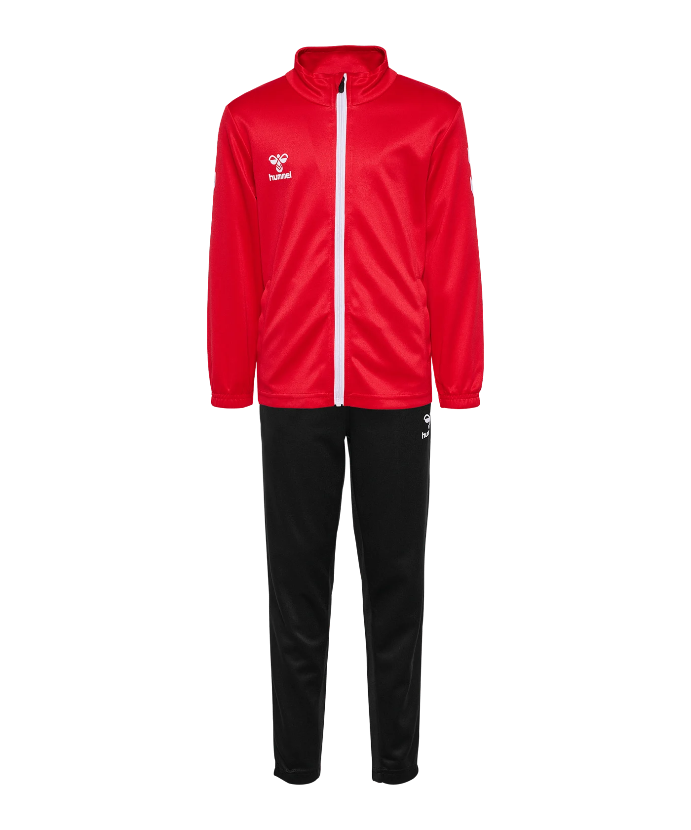 Hummel hmlLOGO Trainingsanzug Kids Rot Schwarz F3081