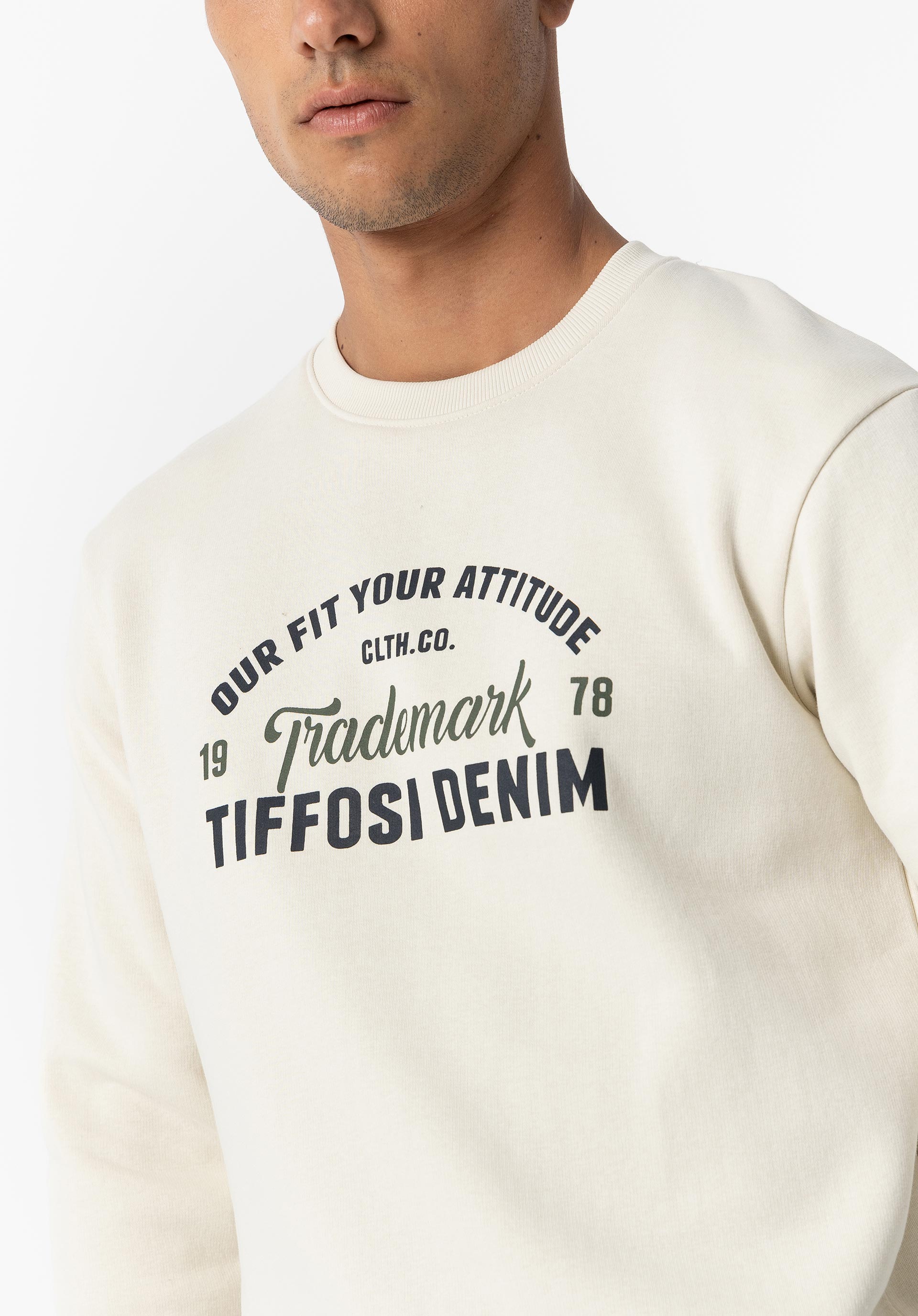 Sweatshirt com Estampado Frontal
