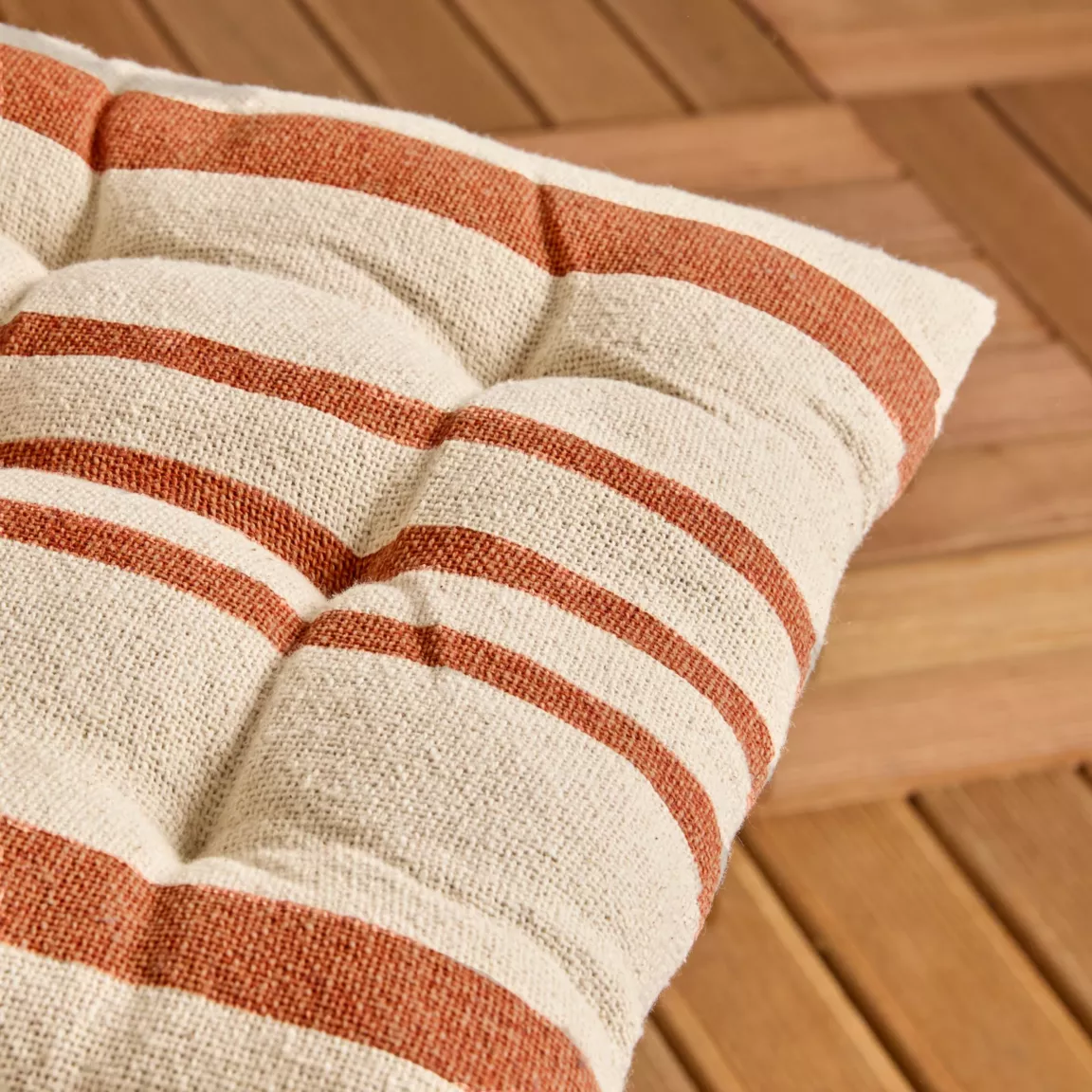 Coussin de chaise extérieur carré (38 x 38 cm) Nautira Orange