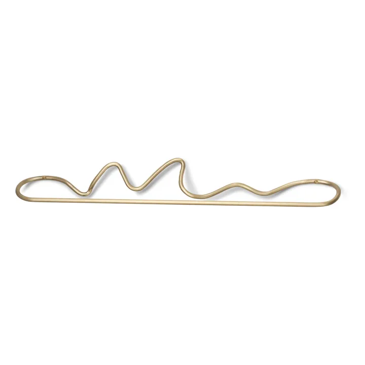 Ferm Living Porte-serviette Curvature | Laiton