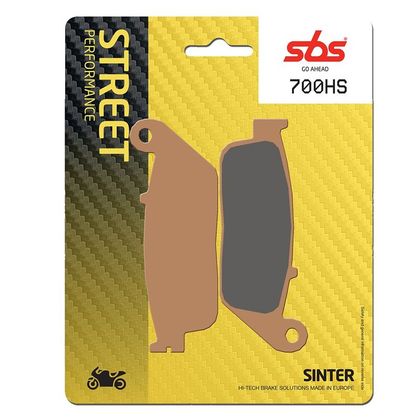 Plaquettes de freins SBS 700HS Sinter Métal Fritté avant