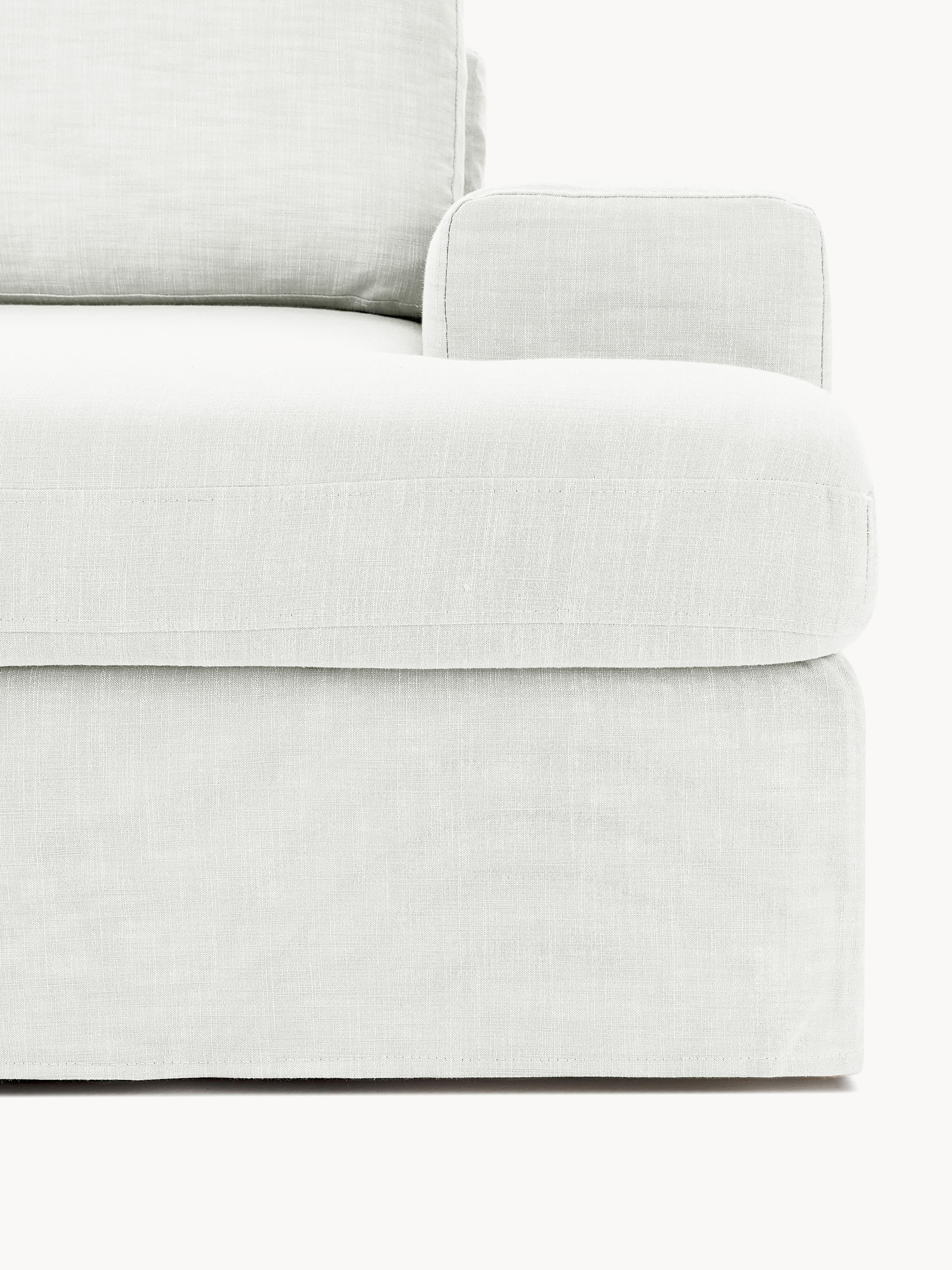 Modulaire bank Russell (4-zits) met poef (links/rechts)