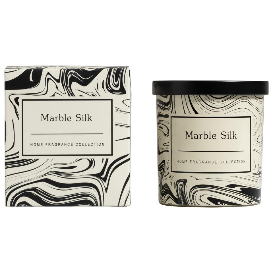 Geurkaars Marble Silk