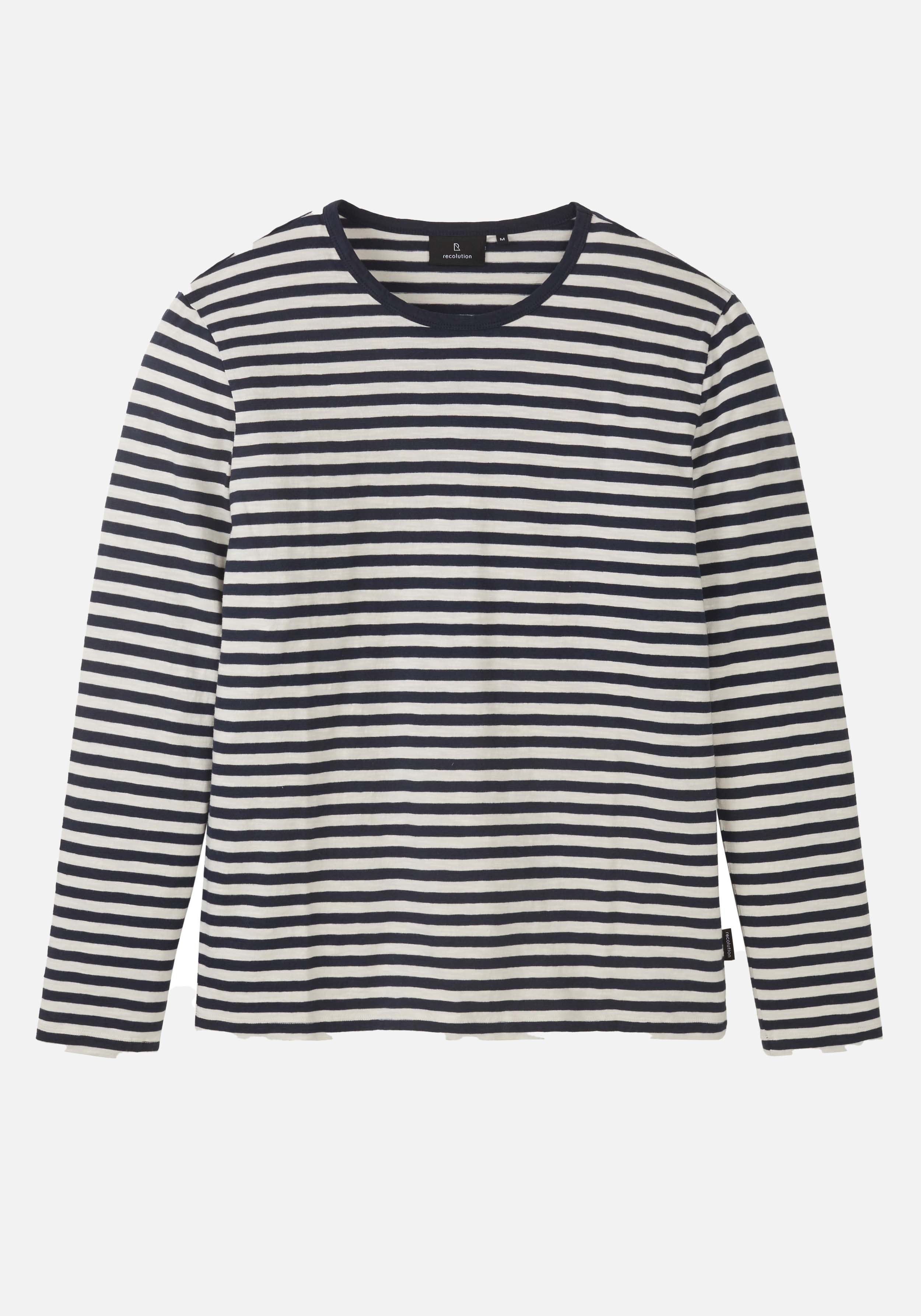 Recolution Longsleeve Maca Stripes Dark Navy