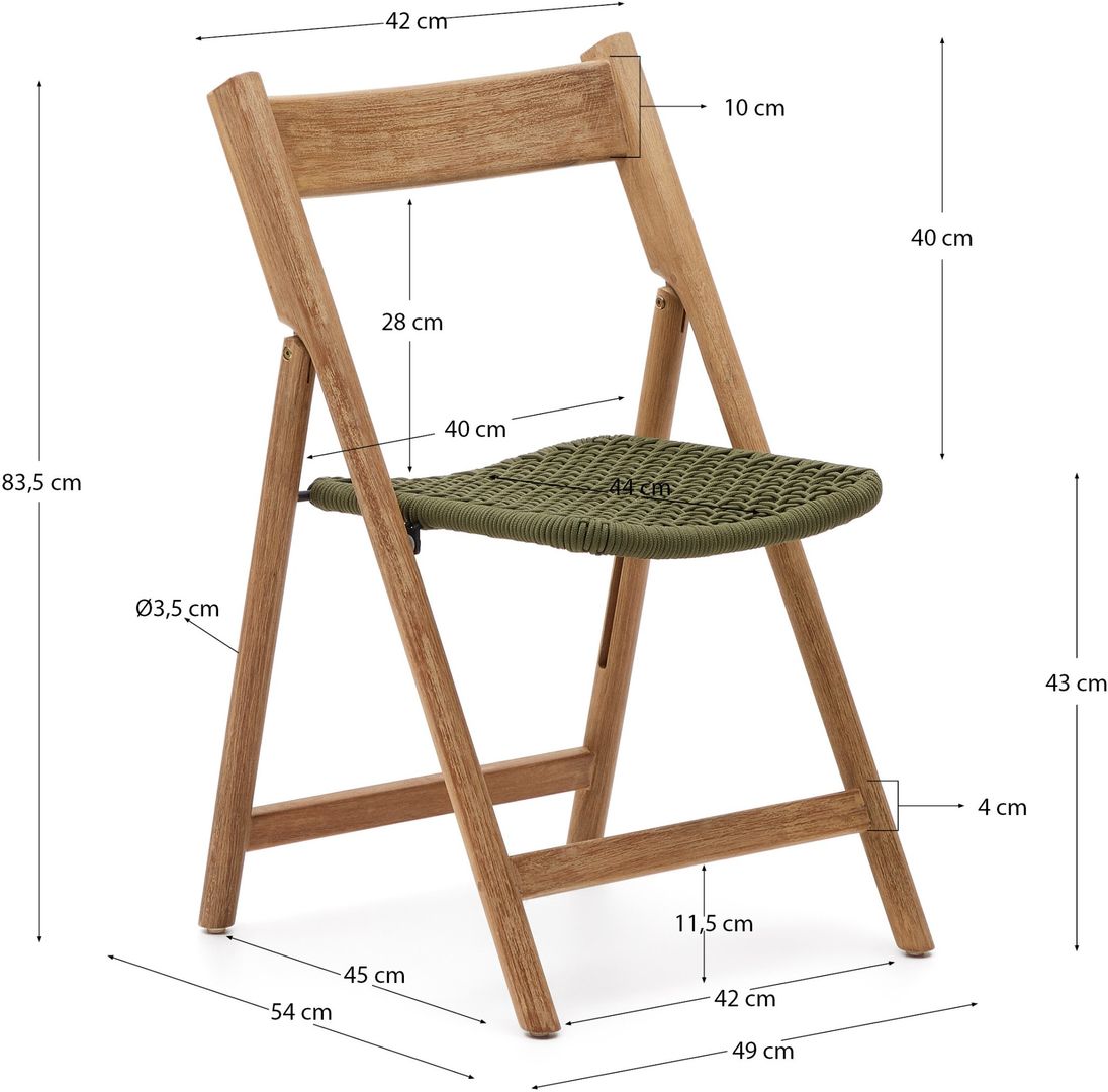 Kave Home   Dandara Tuinstoel