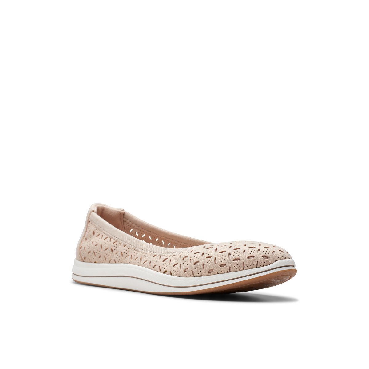 CLARKS-Breeze_roam-Ballerine - Talon plat - Autre Beige