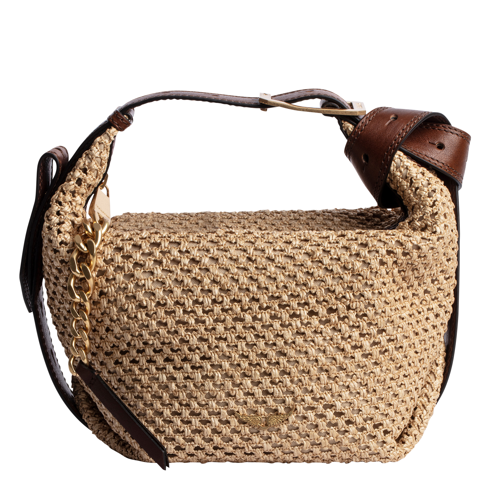 LE CECILIA - Sac porté main en coton mélangé | Beige