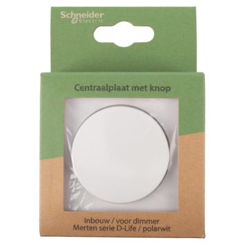 Schneider Merten D-Life centraalplaat dimmer wit
