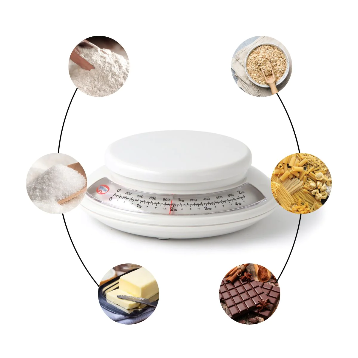 Balance de cuisine sans pile 2 kg Dr. Oetker Baker Edition Dr. Oetker