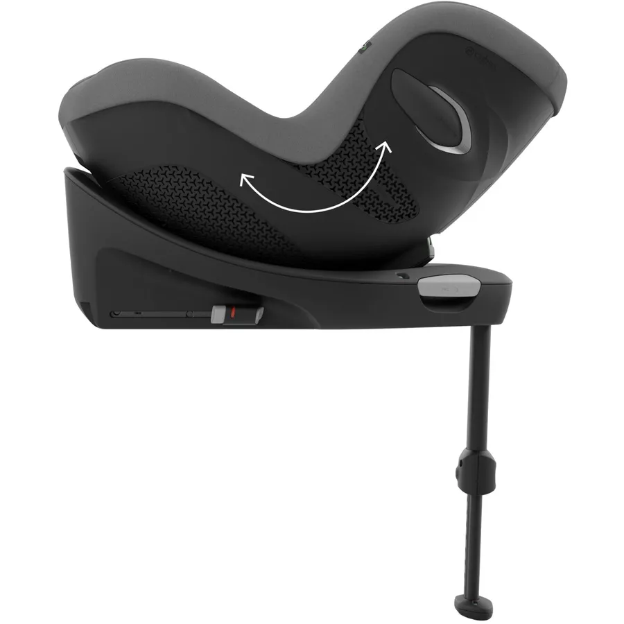 cybex GOLD Kindersitz Set Reboarder Sirona G inklusive Babyschale Cloud G inklusive Basisstation Base G Lava Grey